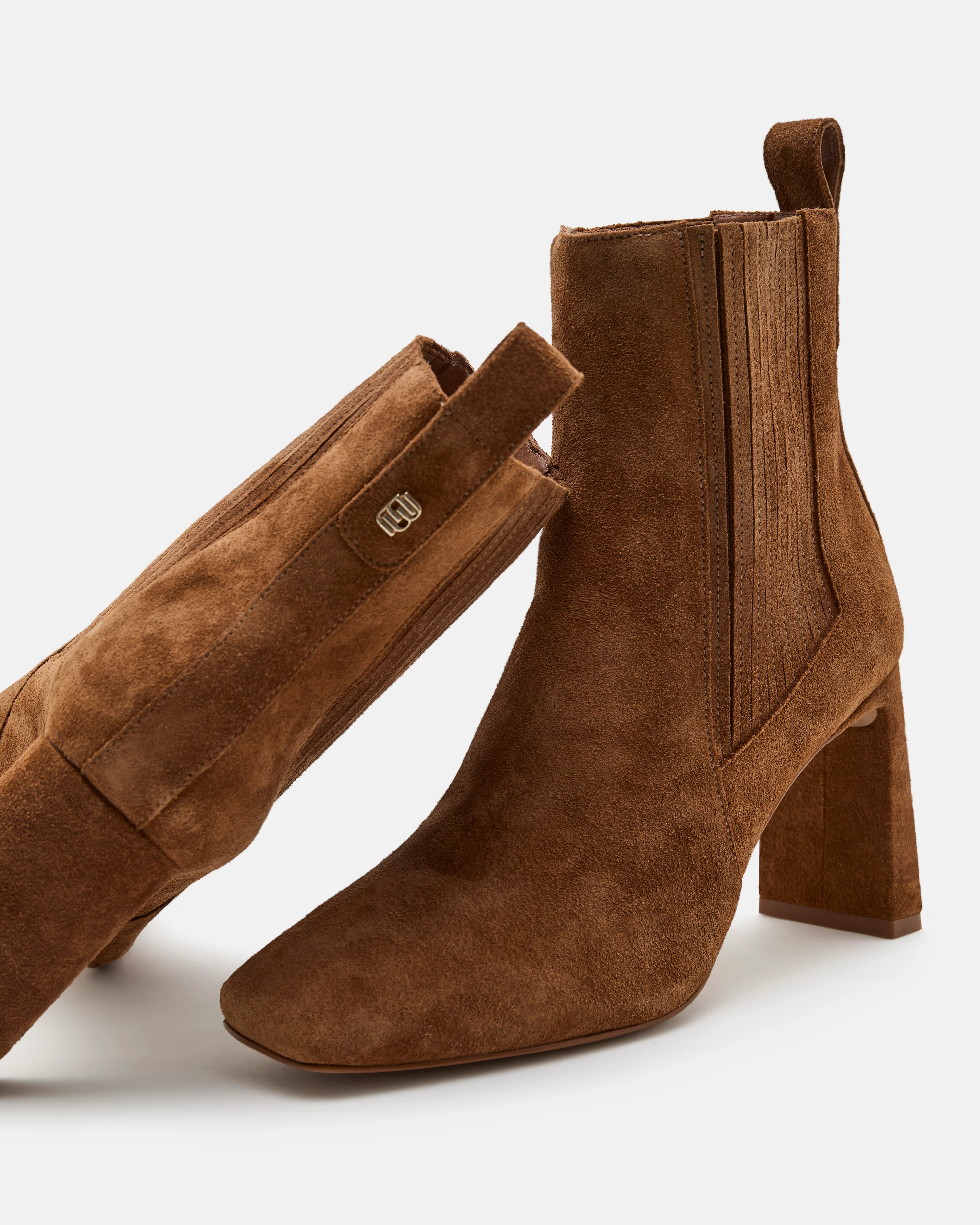BOTTINES KAMERON/VEL COGNAC