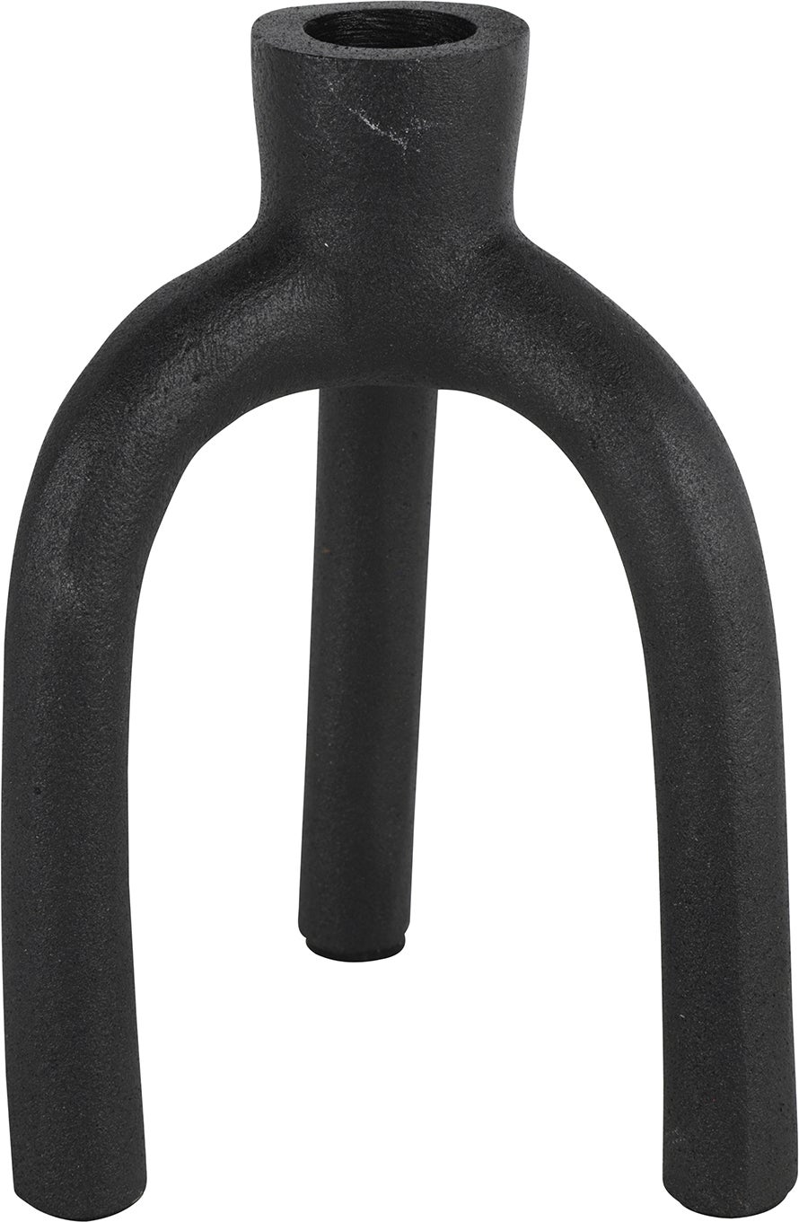 Countryfield kandelaar Aynor zwart D 10,5 H 15,5 cm