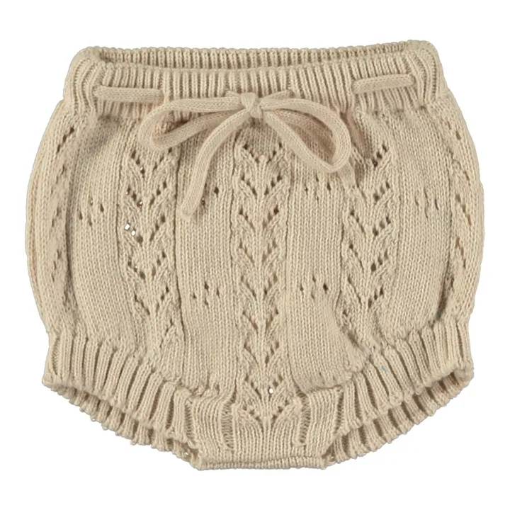 Tocoto Vintage Bloomer Pointelle Coton Bio | Ecru