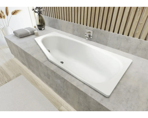 KALDEWEI Mini 832 ligbad, 75 x 157 cm, alpinewit glanzend, 224800010001