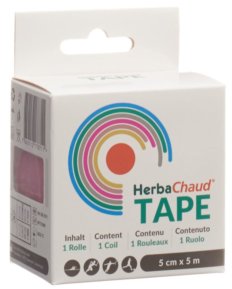 HERBACHAUD Tape 5cmx5m pink 1 Stk