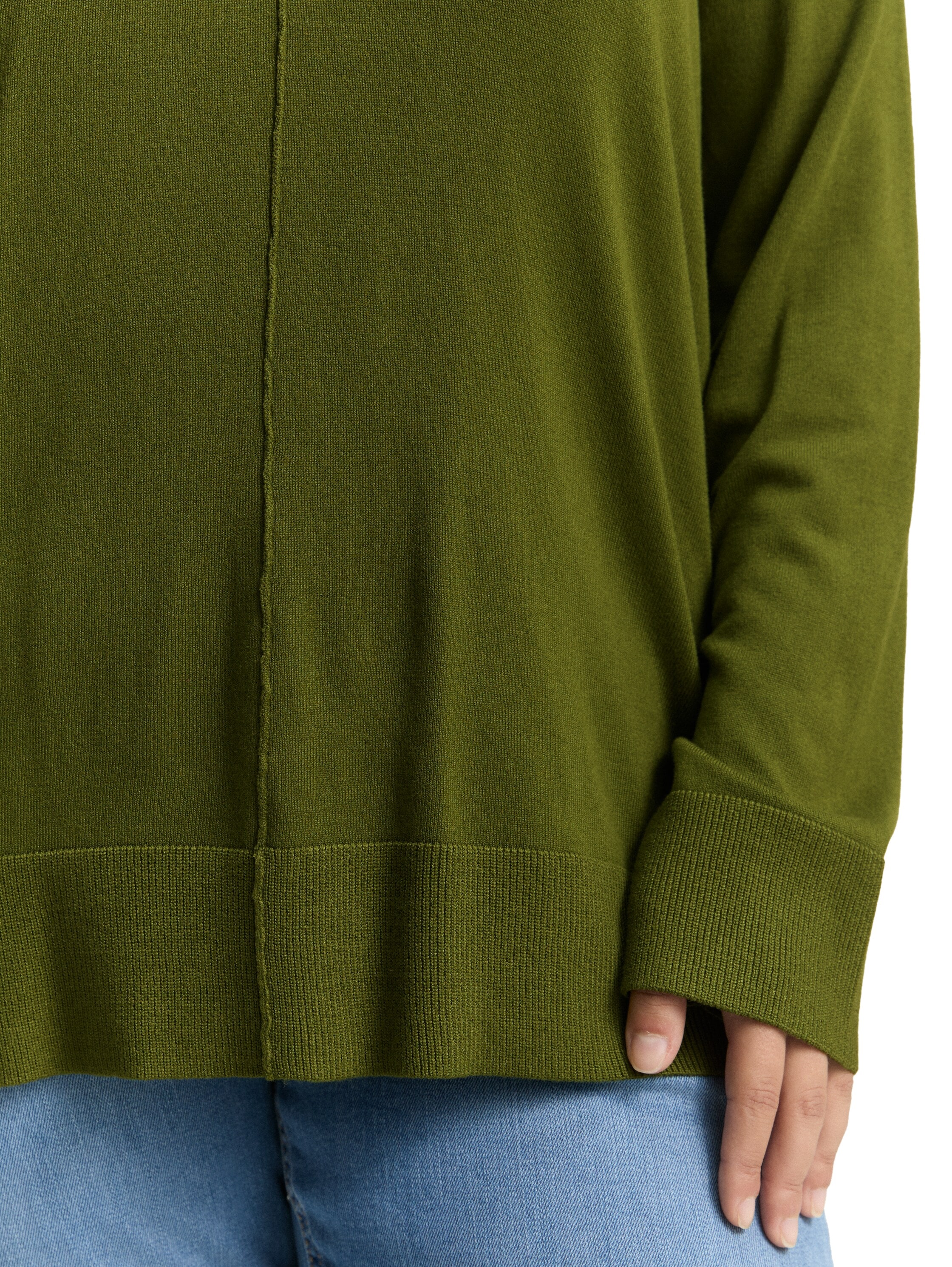 TOM TAILOR PLUS Strickpullover , mit Ziernaht