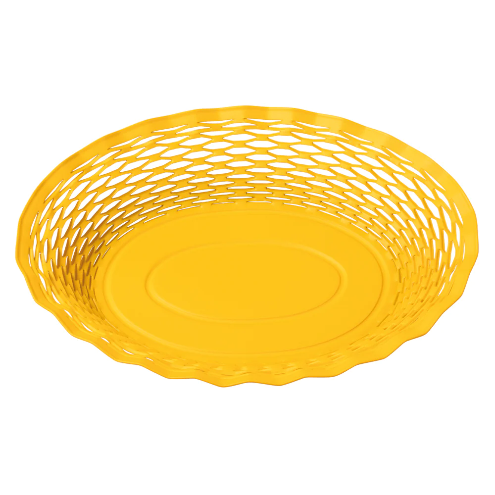 Corbeille à pain jaune 30x24 cm Roger Orfèvre