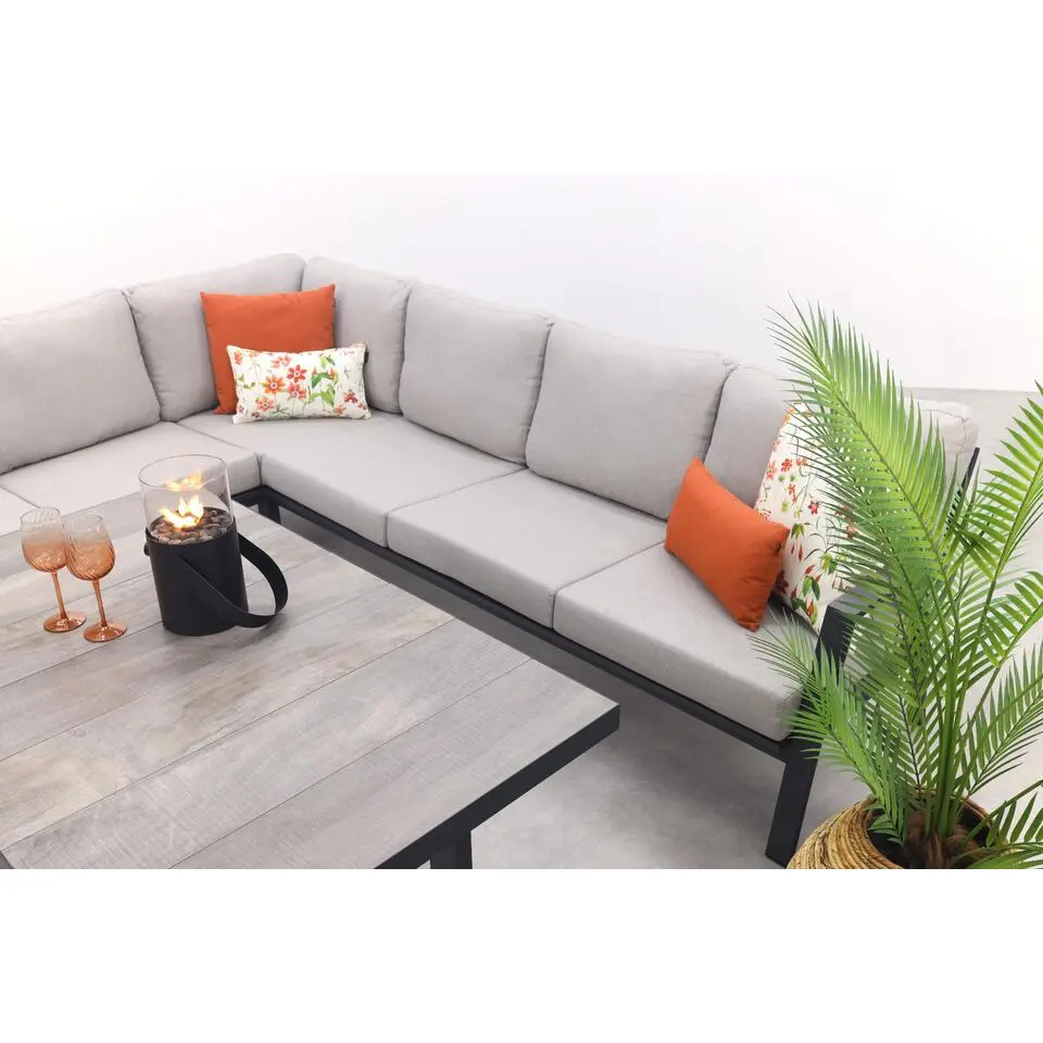 VDG Viento/Darwin lounge-/diningset (4-delig) - Royal Grey/Antraciet