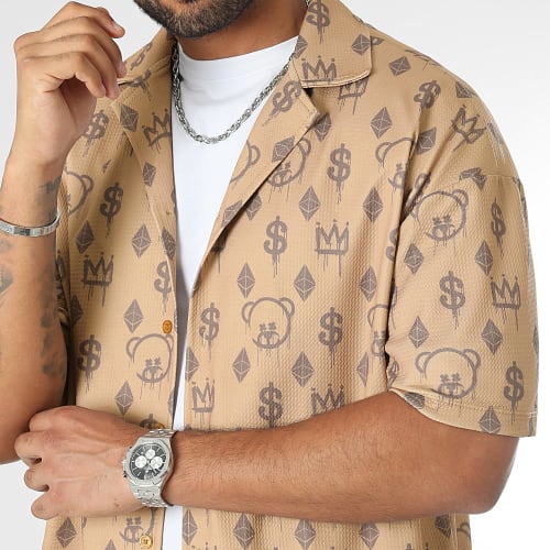 Chemise Oversize Large Lifestyle Maison De Couture 0053 Beige