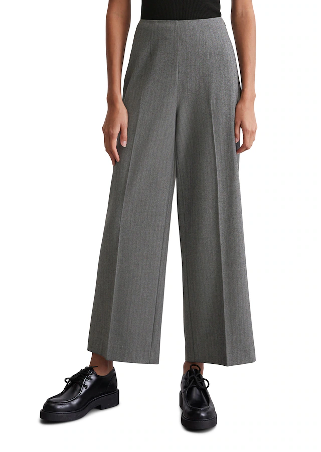 Marc O'Polo Culotte »culotte style«  mti angeschnittenem Bund, seitlicher Reissverschluss, EIngrifftaschen