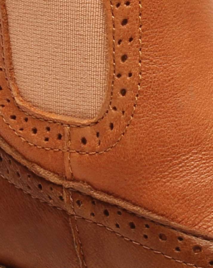 Chelsea-Boots MACE gefüttert in brandy