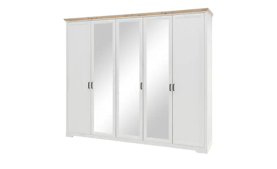 Kleiderschrank Jasmin II Pinie (Nachbildung), Asteiche (Nachbildung) 266 cm
