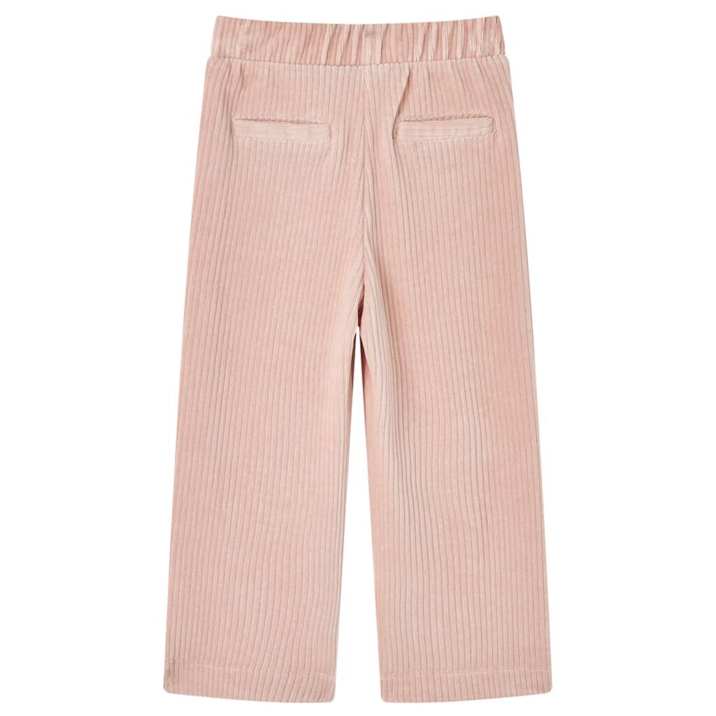 Kinder corduroy broek, lichtroze, 92