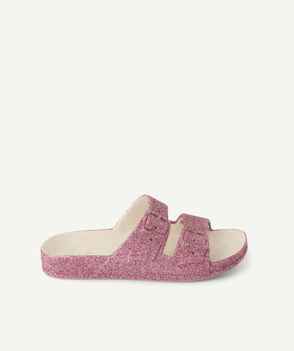 CACATOESSANDALES MAUVE PAILLETÉ PARFUMÉES