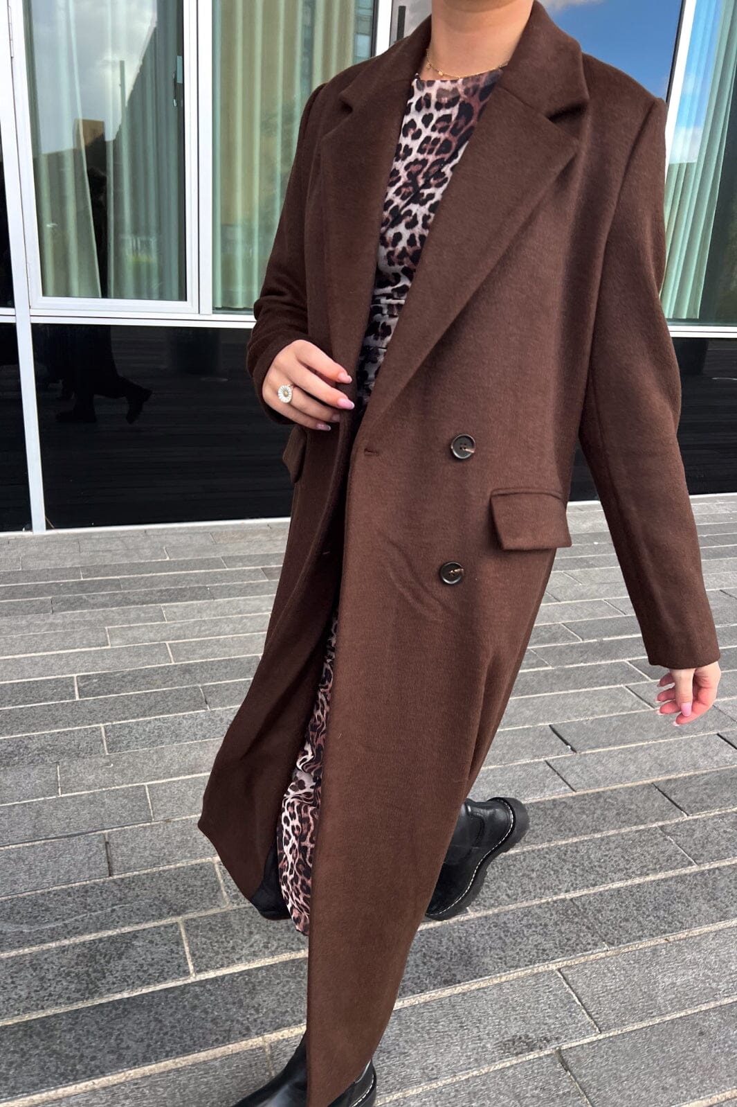 Noella Jaci Coat 674 chocolate
