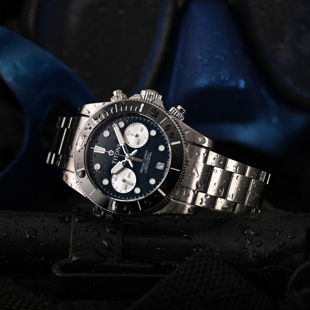 Titoni Seascoper 300 Bi-Compax Chronograph 42mm