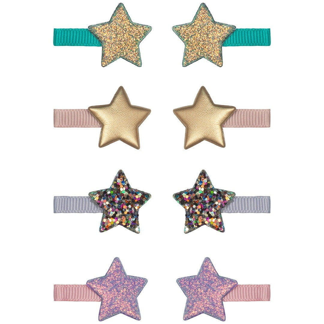 Mimi & lula haarclipjes mini party stellar - 8st