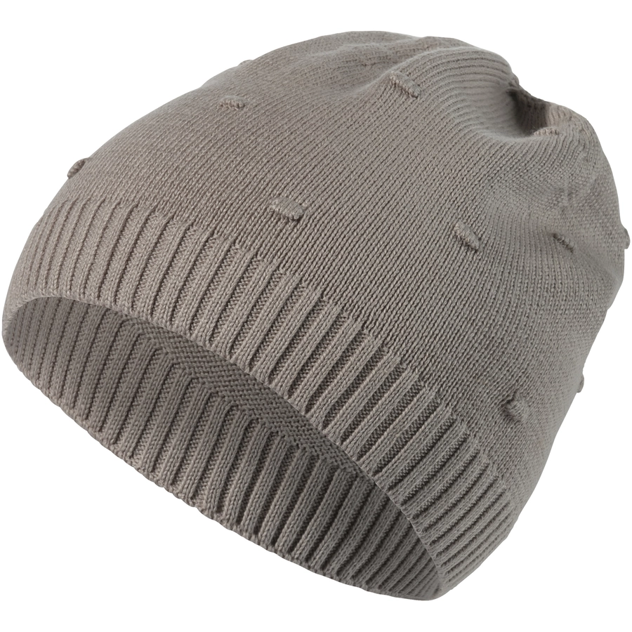 Sterntaler GOTS Strickmütze Punkte graubeige