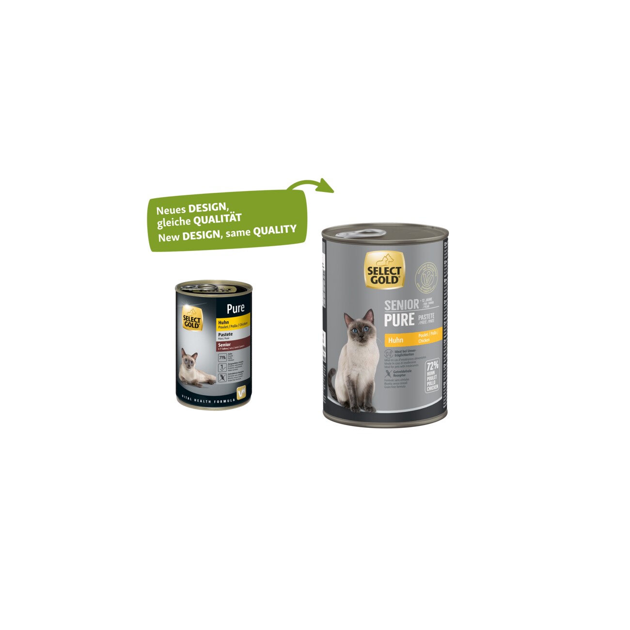 SELECT GOLD Senior Acceptance Huhn 6x400 g