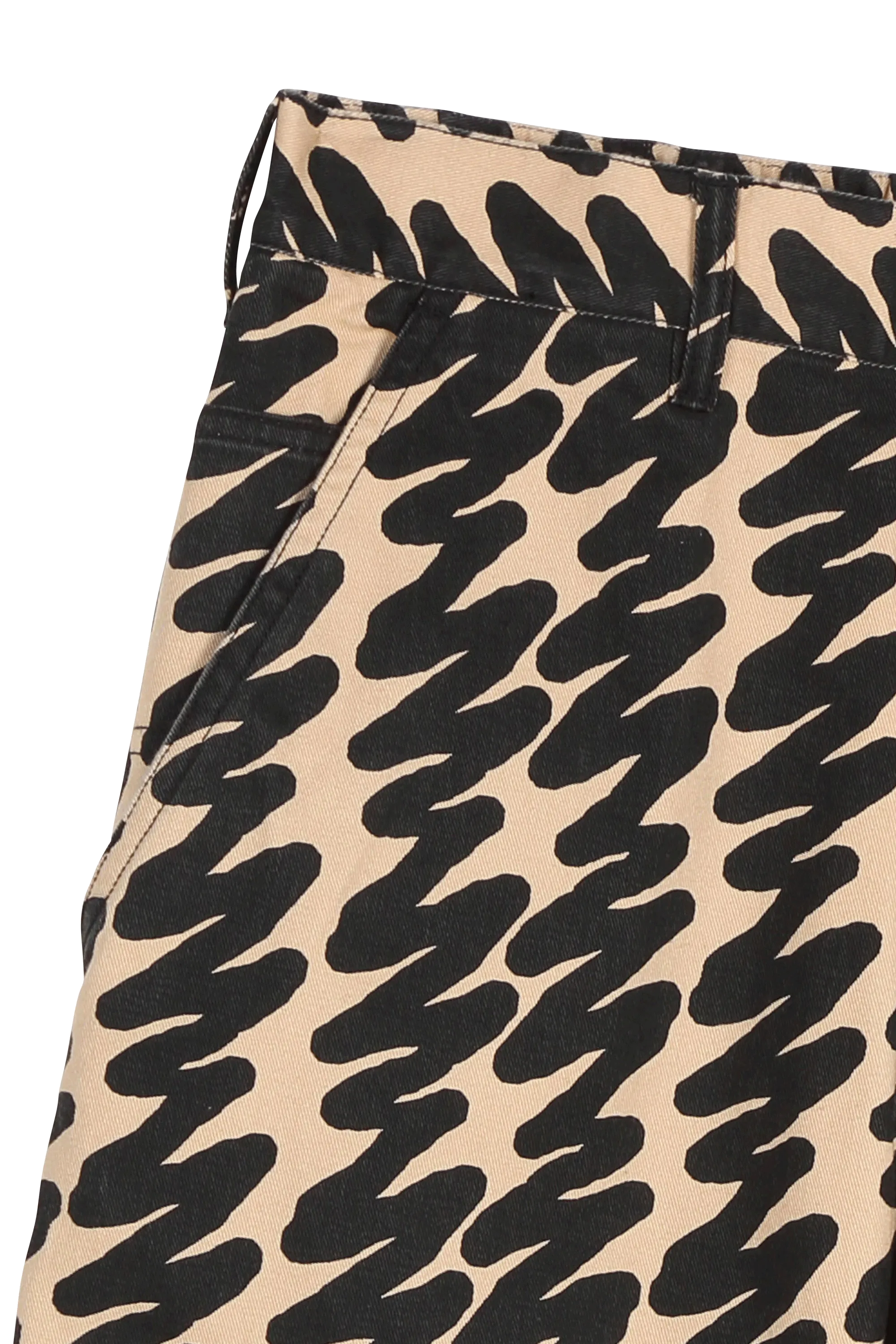 OBEY Pantalon BRIGHTON PRINT CARPENTER Noir
