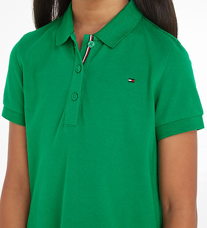 Tommy Hilfiger Kleid - Essential Polo - Olympia Green