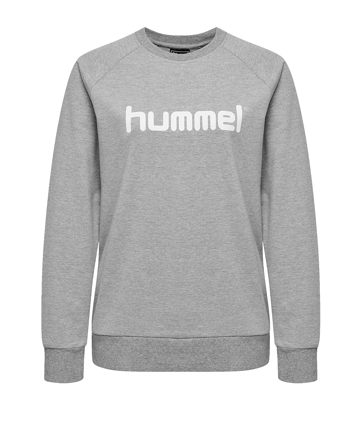 Hummel Cotton Logo Sweatshirt Damen Grau F2006