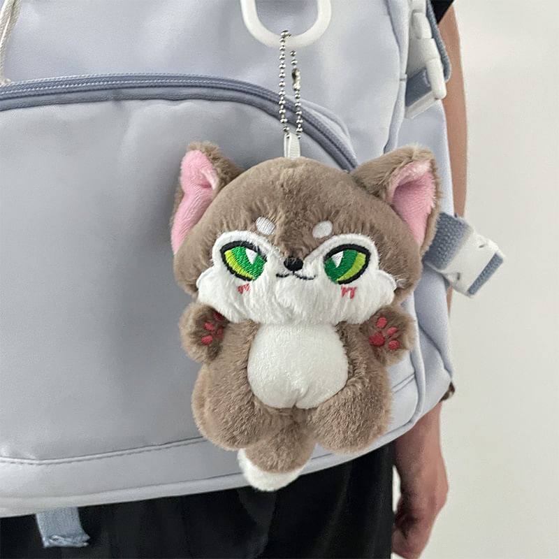 Klasse 302 - Wolf Pluche Tashanger Sleutelhanger