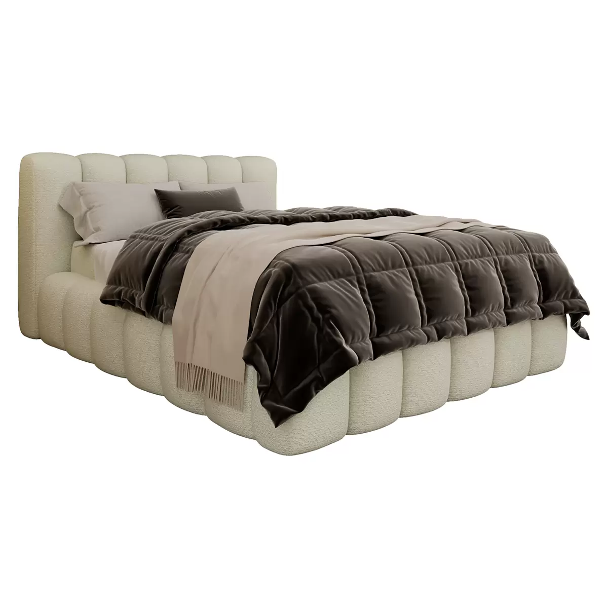 Polsterbett Nobo 140x200 Beige