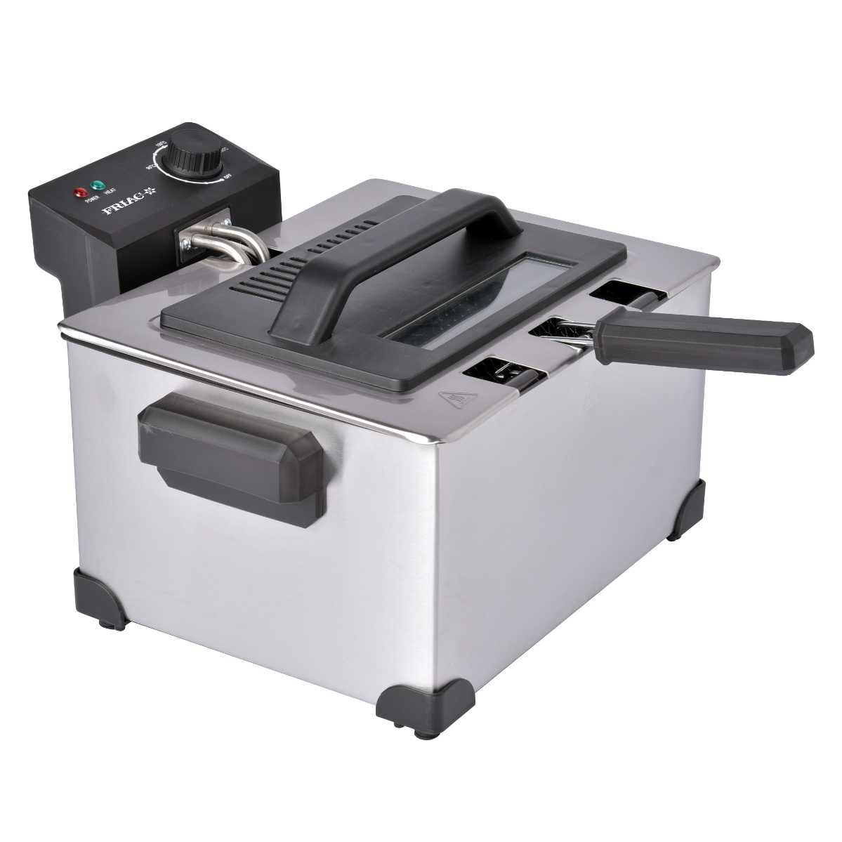 Friac F501IX Familie friteuse met filterdeksel