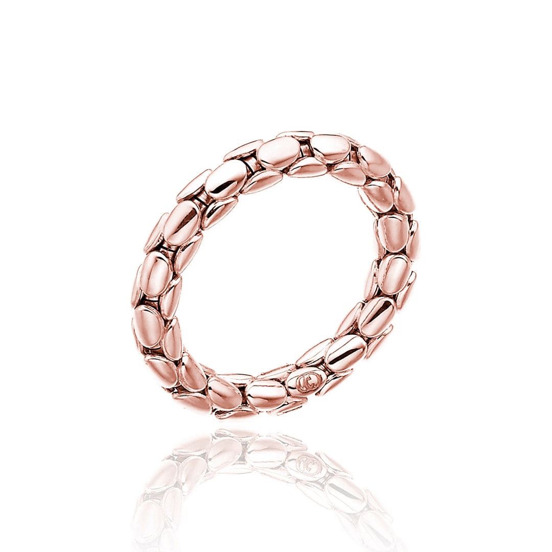 Chimento Stretch Spring Damenring 750 Roségold