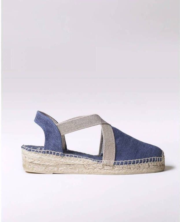 Toni Pons Verdi-V Dames Espadrilles Mari Blauw Canvas VERDIVmari