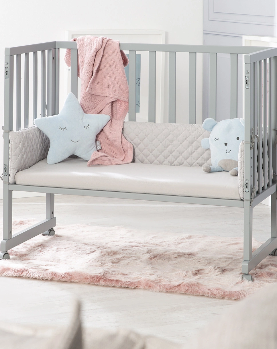 Beistellbett ROBA STYLE 3in1 86 x 90 cm (Farbe: grau)