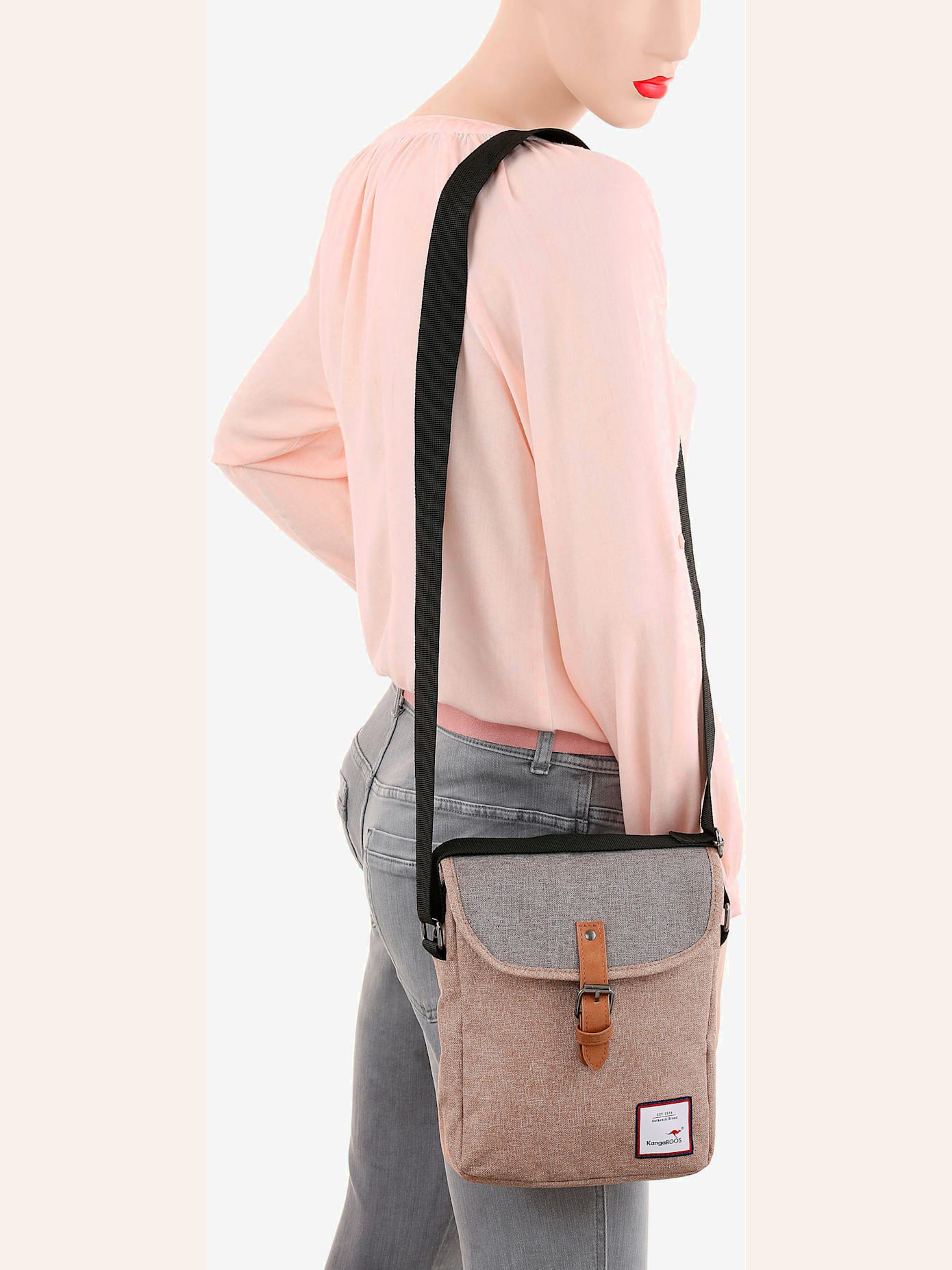Sac en bandoulière en nylon résistant