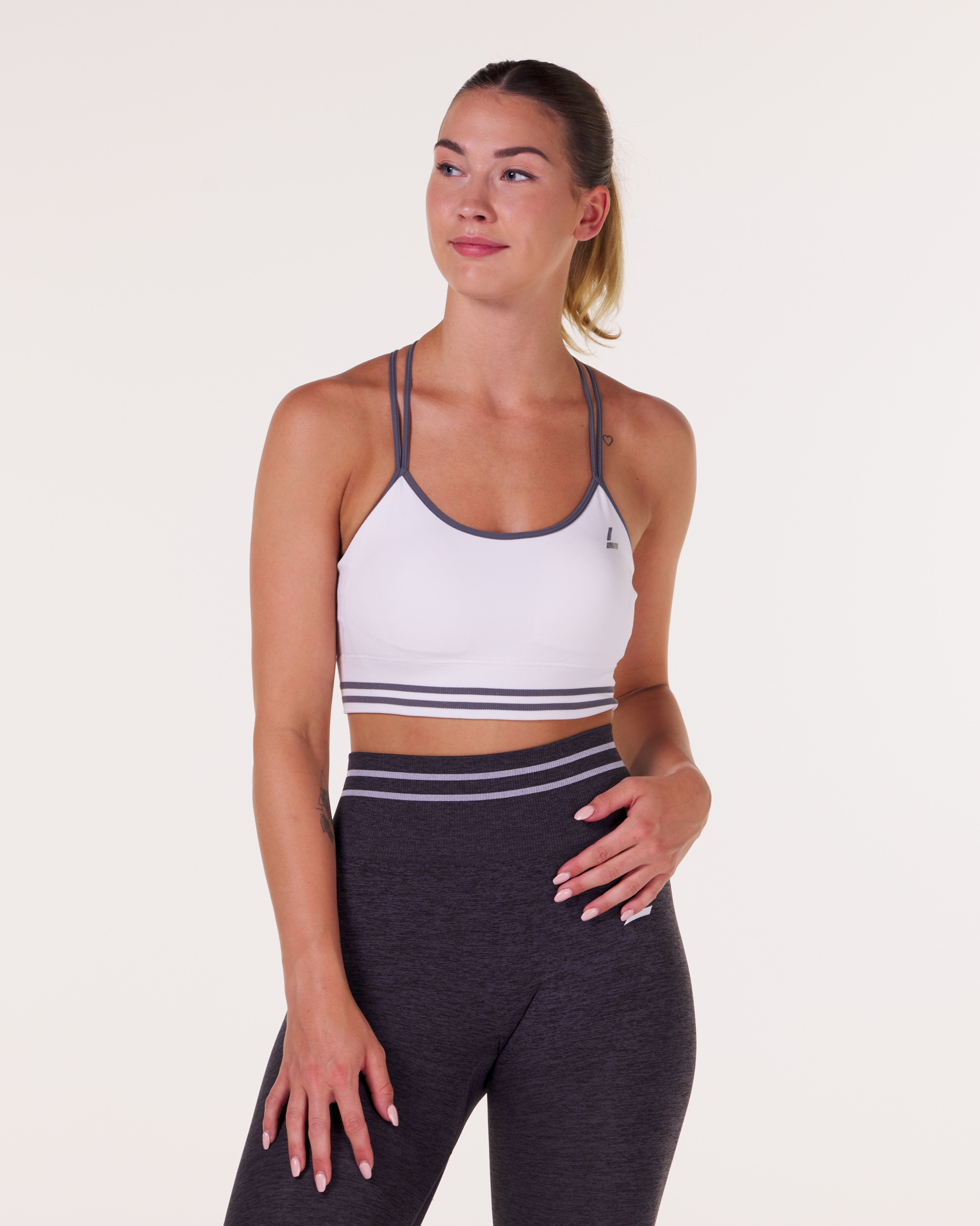 LEVITY SETT Gravity Logo Seamless Grey Iron Marl
