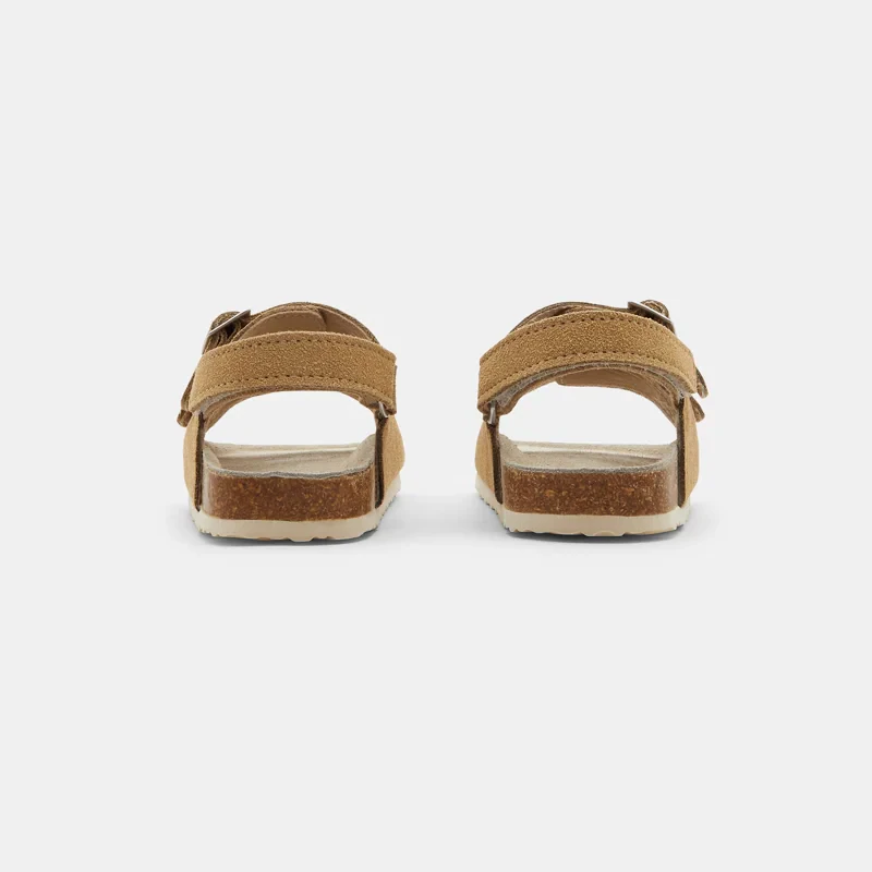Sandales confort à scratch beige bébé garçon Beige
