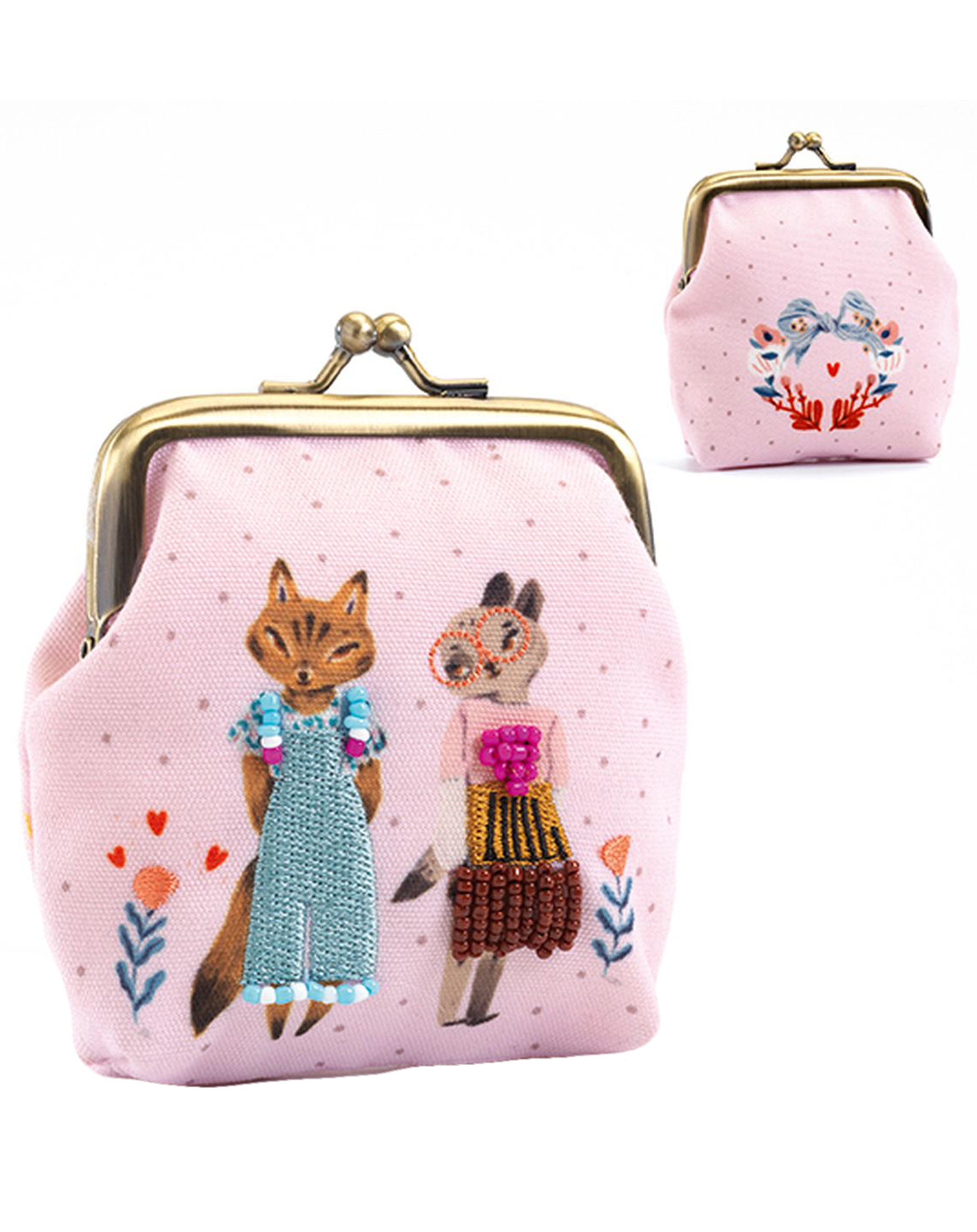 Geldbeutel LOVELY PURUE – KATZEN in puderrosa