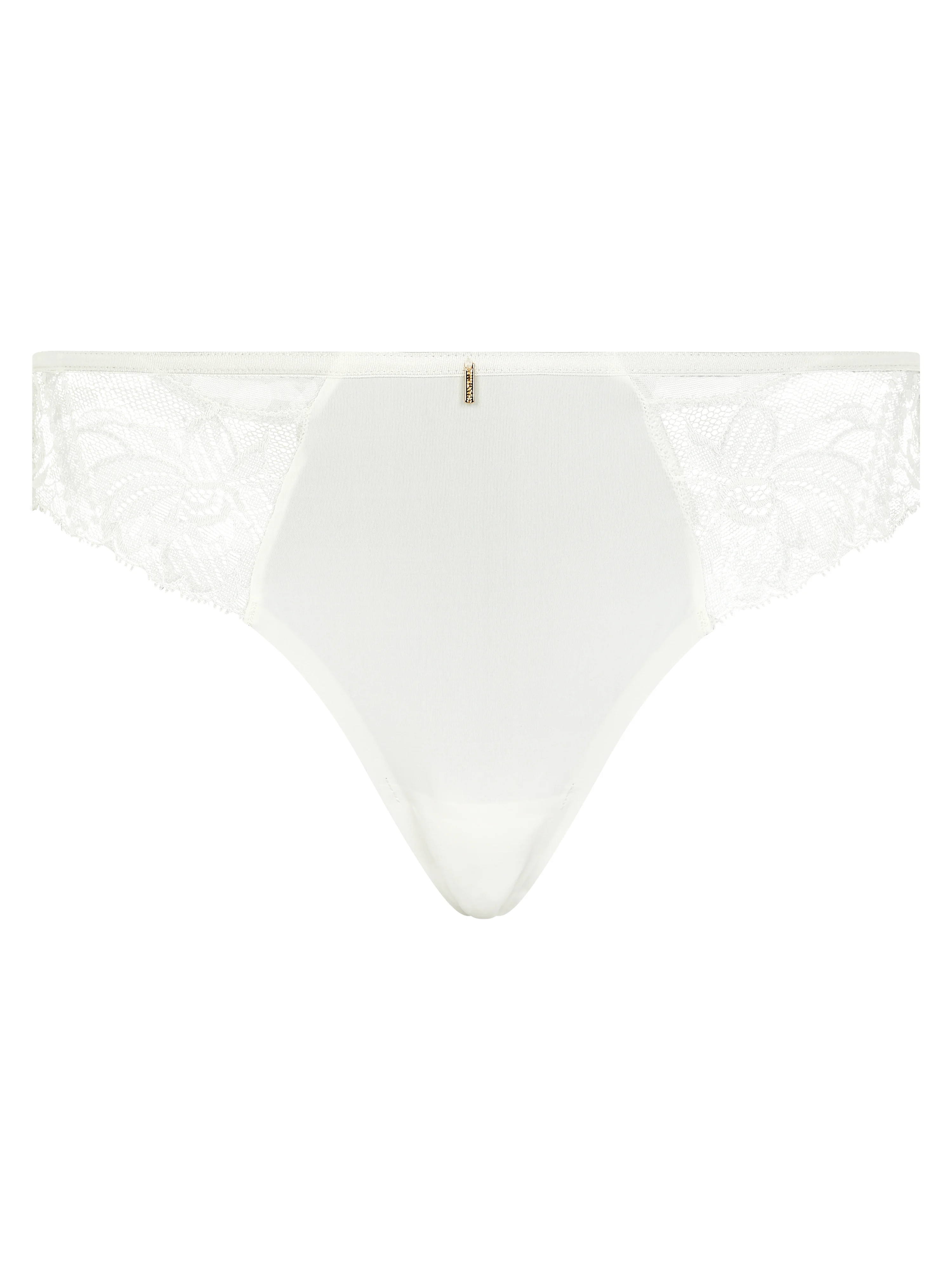 ORANGERIE DREAM - Tanga avec dentelle de leavers | Beige