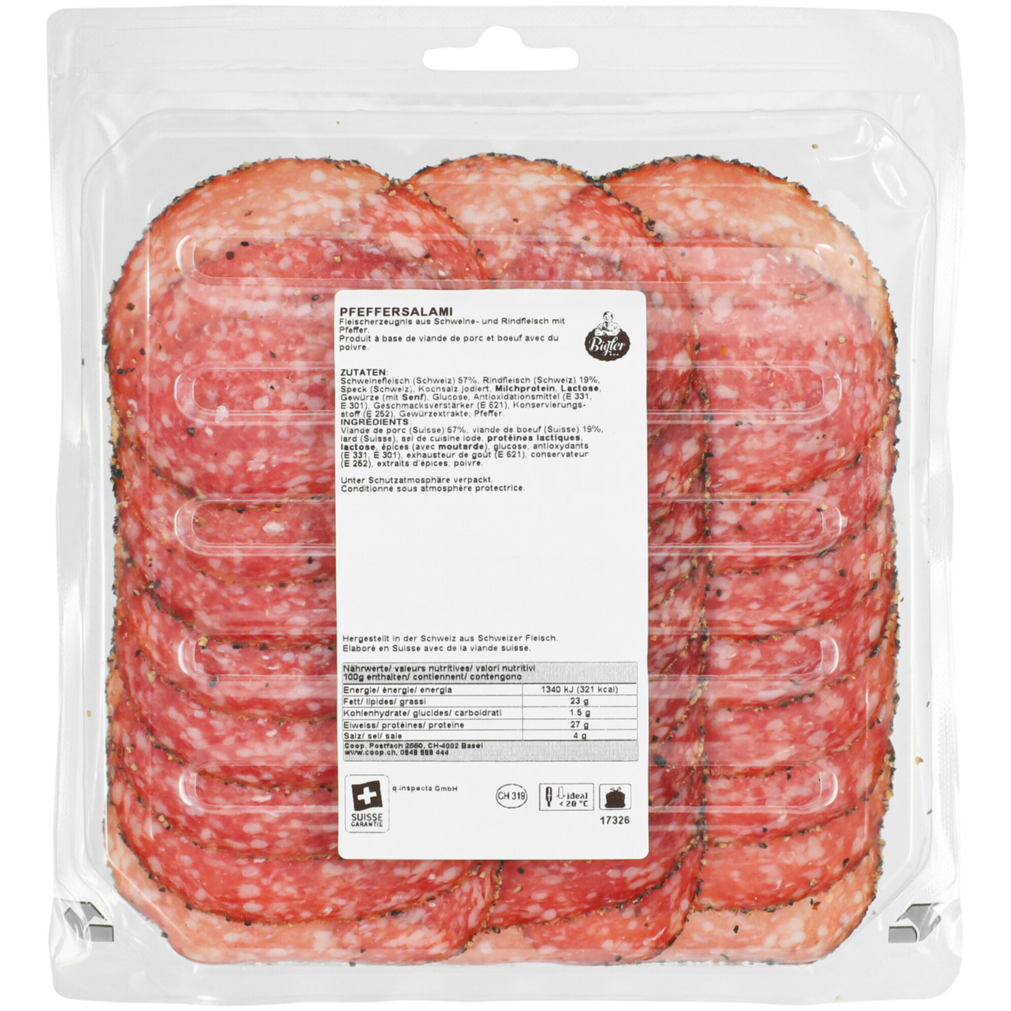 Bigler Pfeffersalami ca. 130g