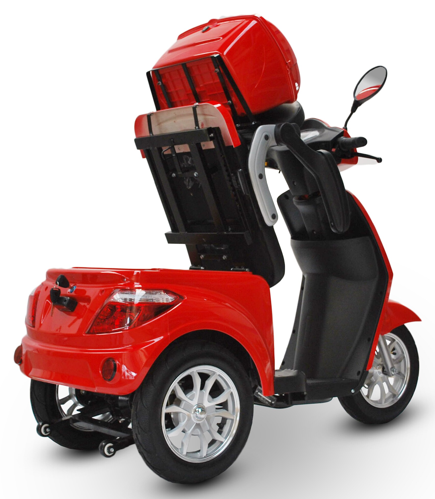 ECO ENGEL 500 Rot, 25 km/h, 1000 Watt Seniorenmobil Elektromobil Seniorenfahrzeuge