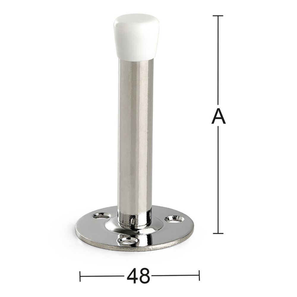 DØRSTOPPER HABO 7470 KROM 110MM
