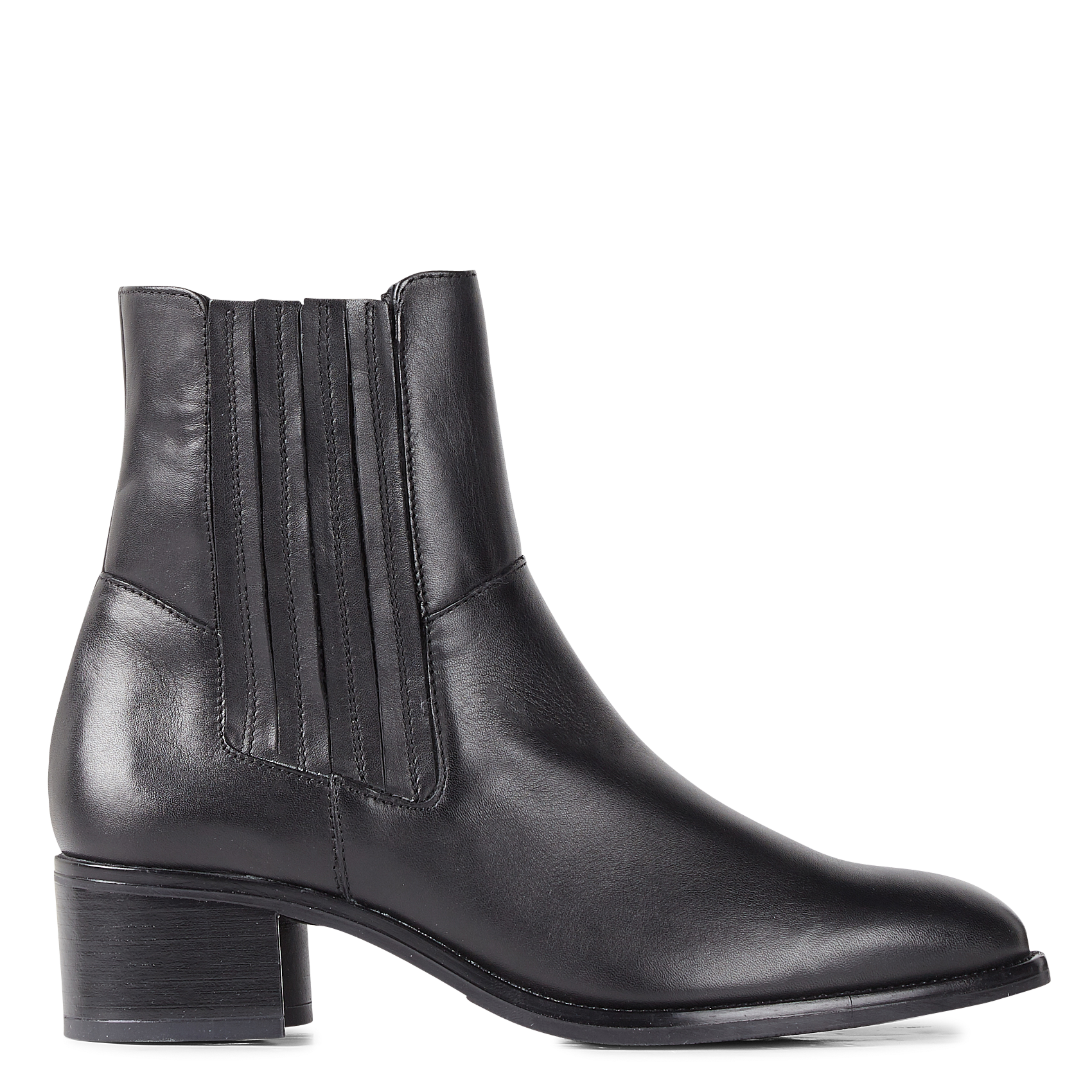 CHILI - Bottines Chelsea en cuir | Noir