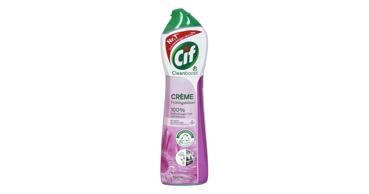 Cif Cremereiniger mit Frühlingsblüten
