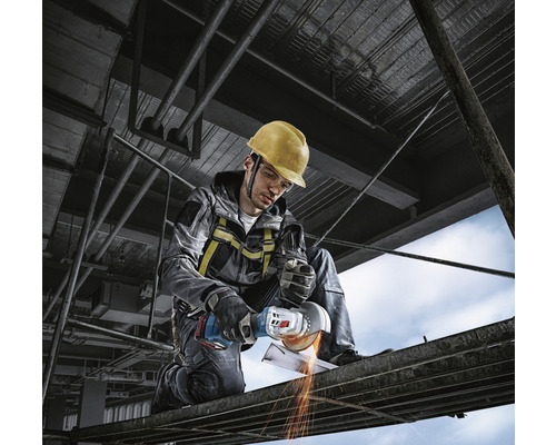 Accu haakse slijper GWS 18V-7 125mm, zonder accu en lader, inclusief L-BOXX