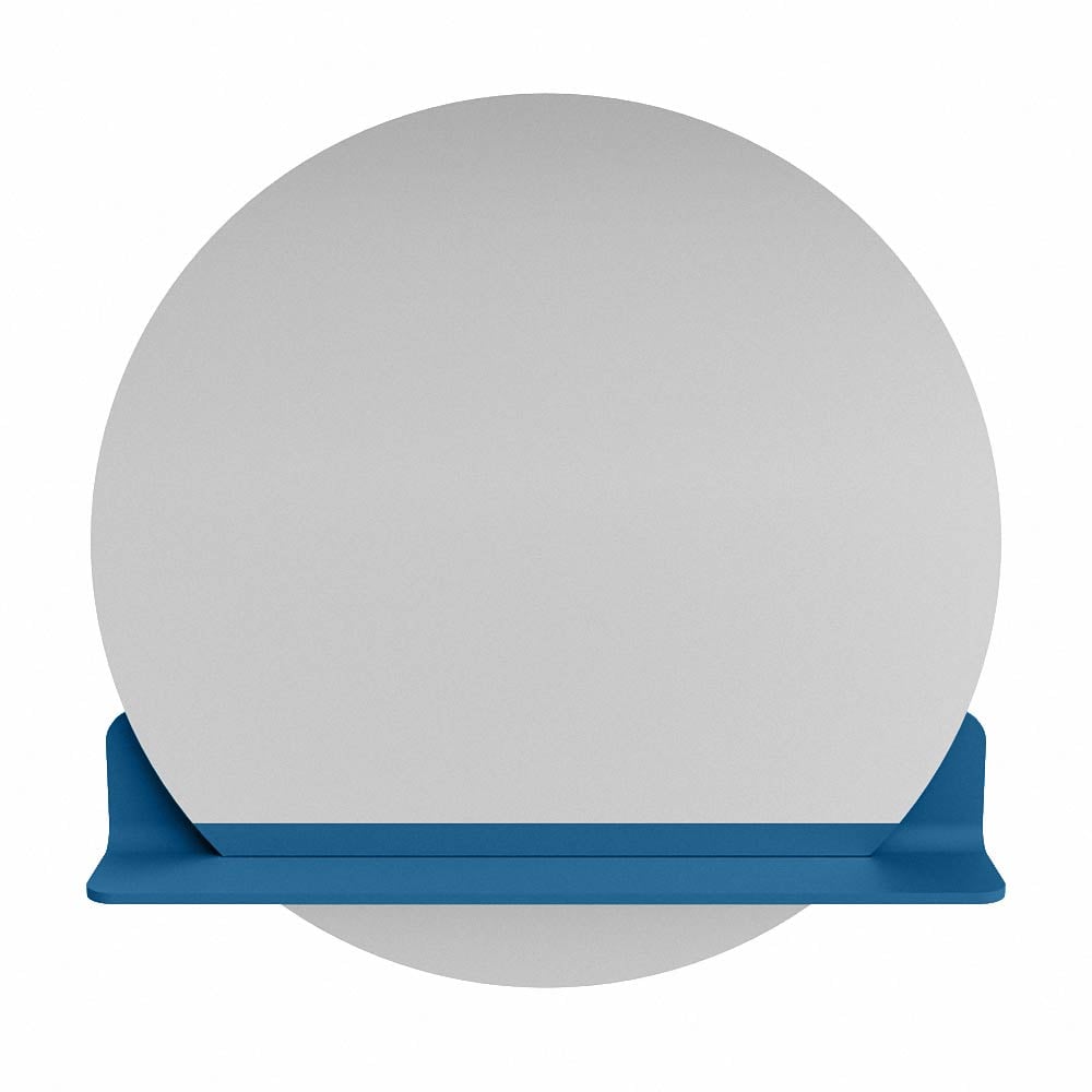 Mondiaz Spot spiegel rond Ø70cm met planchet jeans