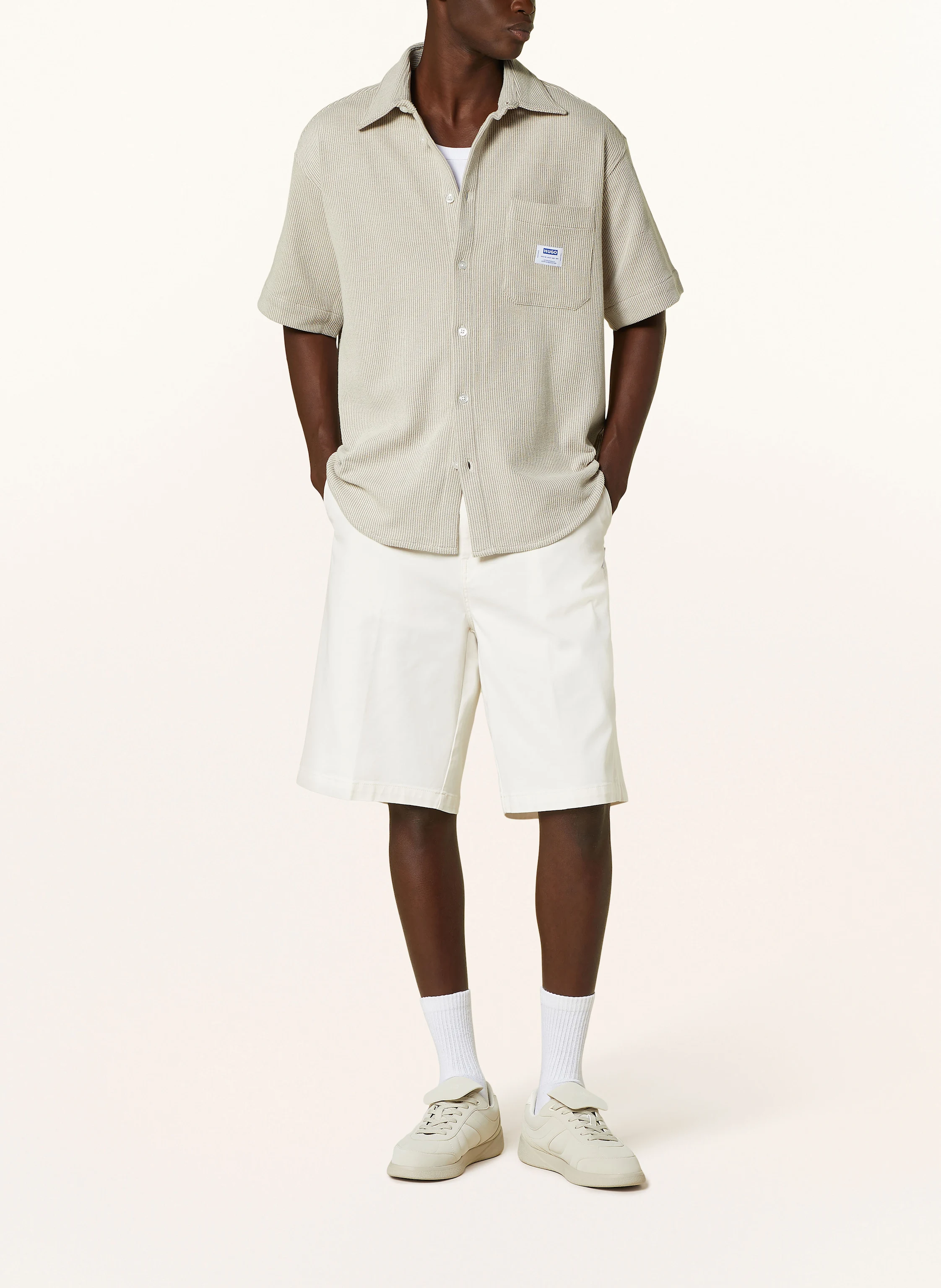 HUGO BLUE Kurzarm-Hemd EBRONN Comfort Fit