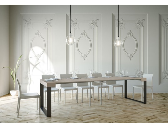 ITAMOBY - Console extensible elettra 90x40/300cm cachemire