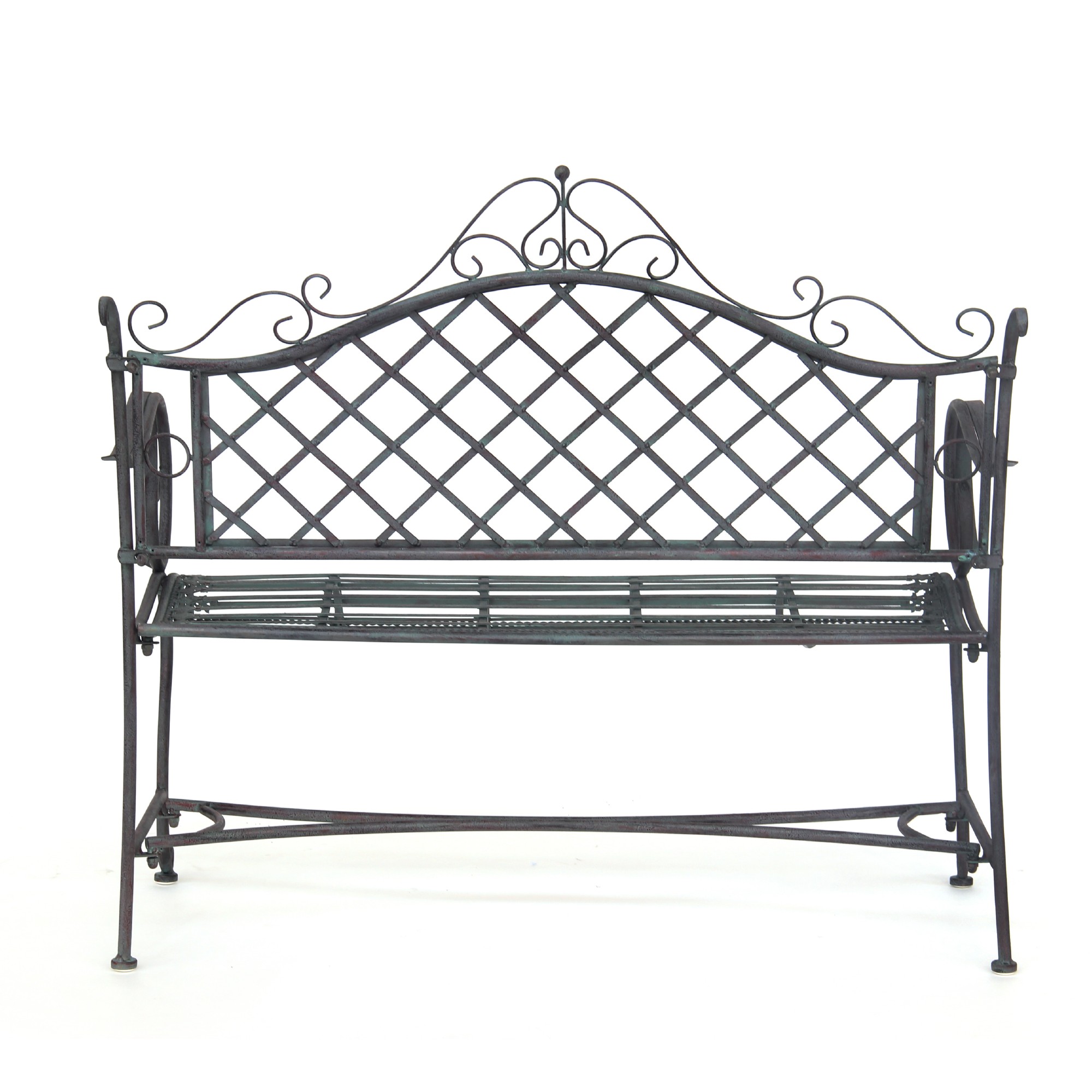 Metallbank 'Yves', dunkelgrau, T 50 cm, B 115 cm, H 101 cm günstig bestellen