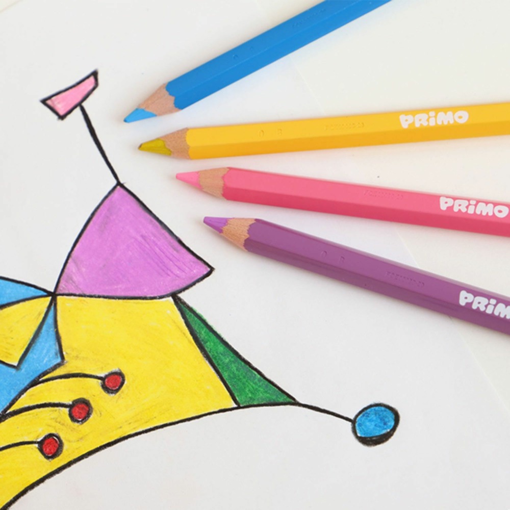 Boîte 120 grands crayons de couleur