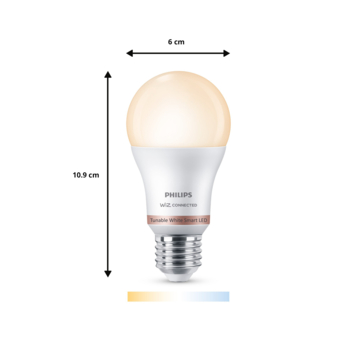 Philips Smart LED E27 warm- tot koelwit licht