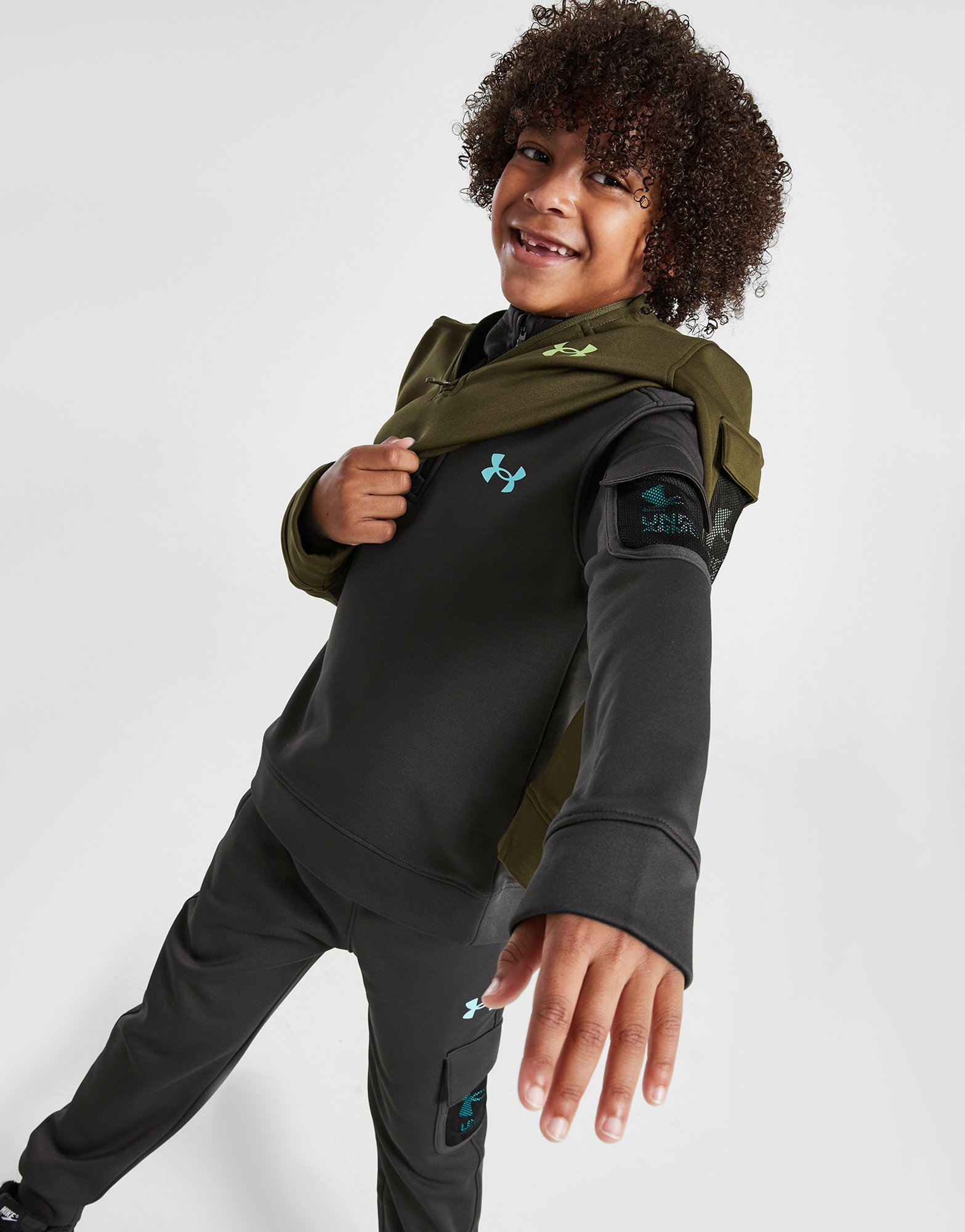 Under Armour Ensemble de survêtement Cargo Zippé Enfant