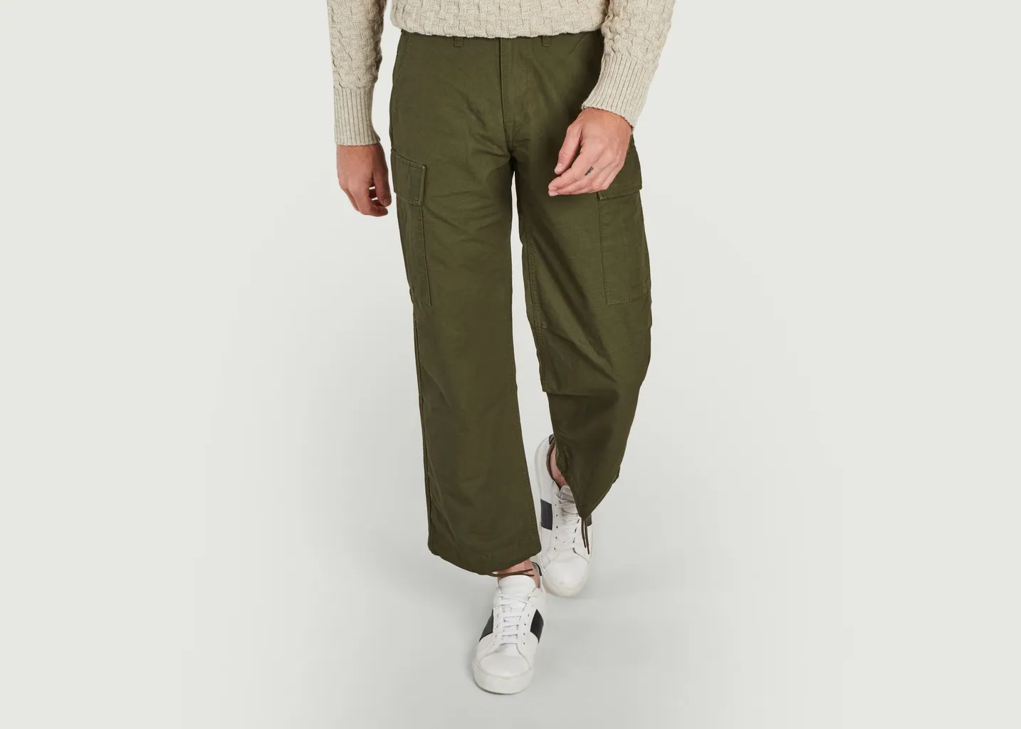 Pantalon Cargo Militaire Japan Blue Jeans
