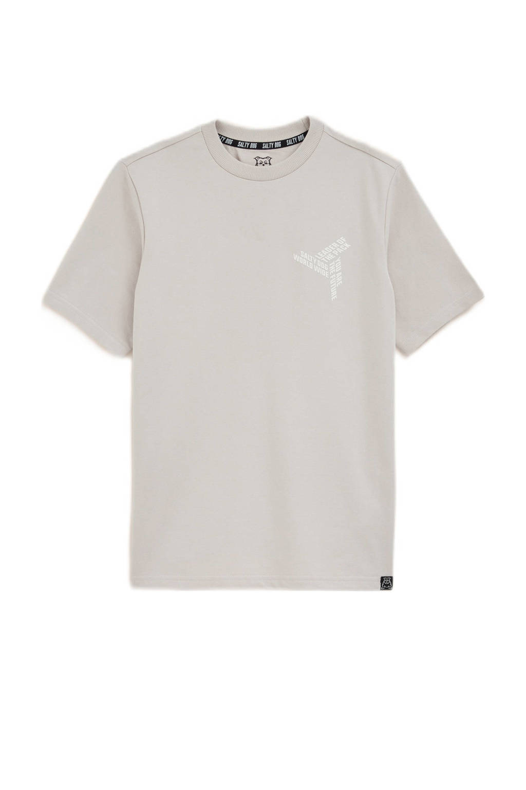 Salty Dog T-shirt met printopdruk beige