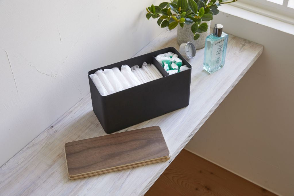Yamazaki Opbergbox Make Up | Sanitair - Rin - Zwart
