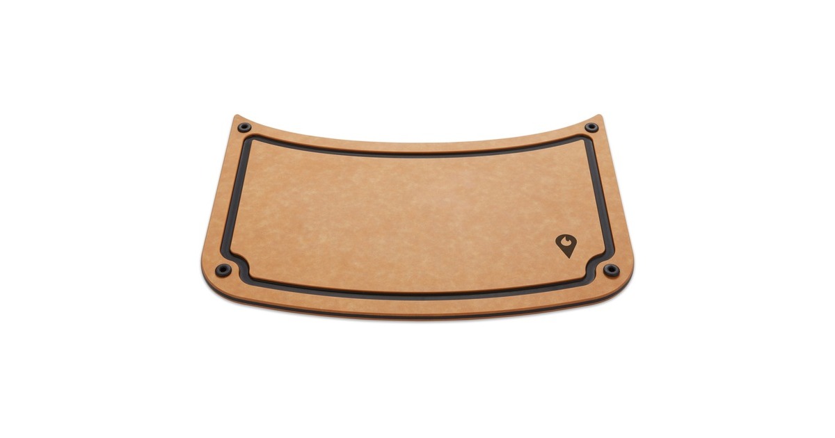 WeberTraveler Reversible Prep & Serve Board snijplank  (Bruin)